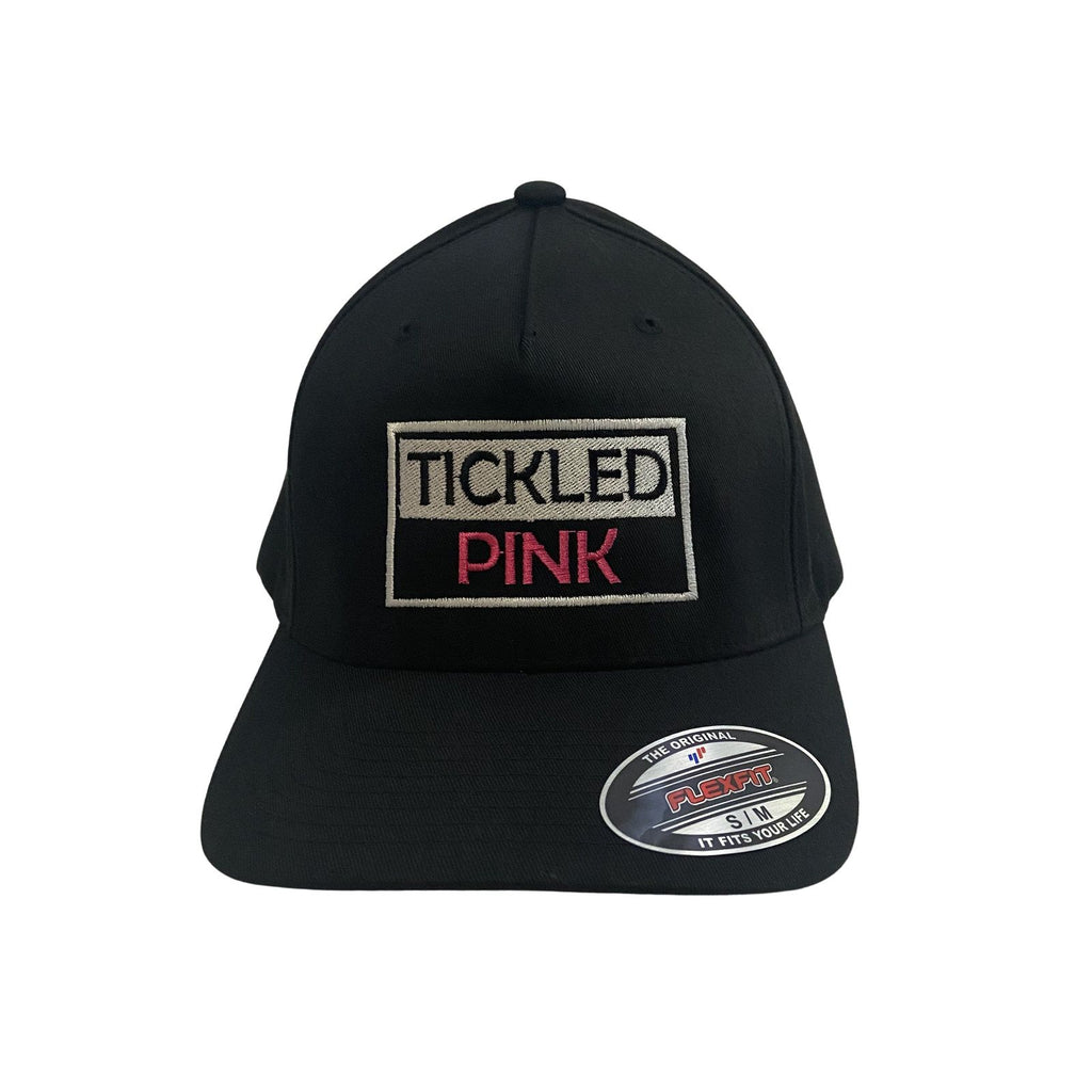 THIGHBRUSH® "TICKLED PINK" - FlexFit Hat - Black - THIGHBRUSH® - THIGHBRUSH® 