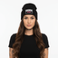 THIGHBRUSH® - TICKLED PINK - Cuffed Beanies - Black
