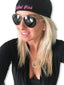 THIGHBRUSH® "Tickled Pink" - FlexFit Hat - Black and Pink