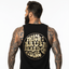 THIGHBRUSH® BEARD RIDING COMPANY - Men's Tank Top - Black with Gold