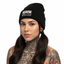 THIGHBRUSH® - NO INK NO PINK - Cuffed Beanies - Black