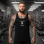 THIGHBRUSH® ATHLETICS - NEVER SKIP (BETWEEN THE) LEG DAY! -  Men's Tank Top - Black