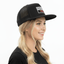 THIGHBRUSH® - TICKLED PINK - Flat Bill Trucker Snapback Hat - Black