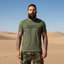 THIGHBRUSH® - SUNDAY TONGUE-DAY - Men's T-Shirt - Military Green
