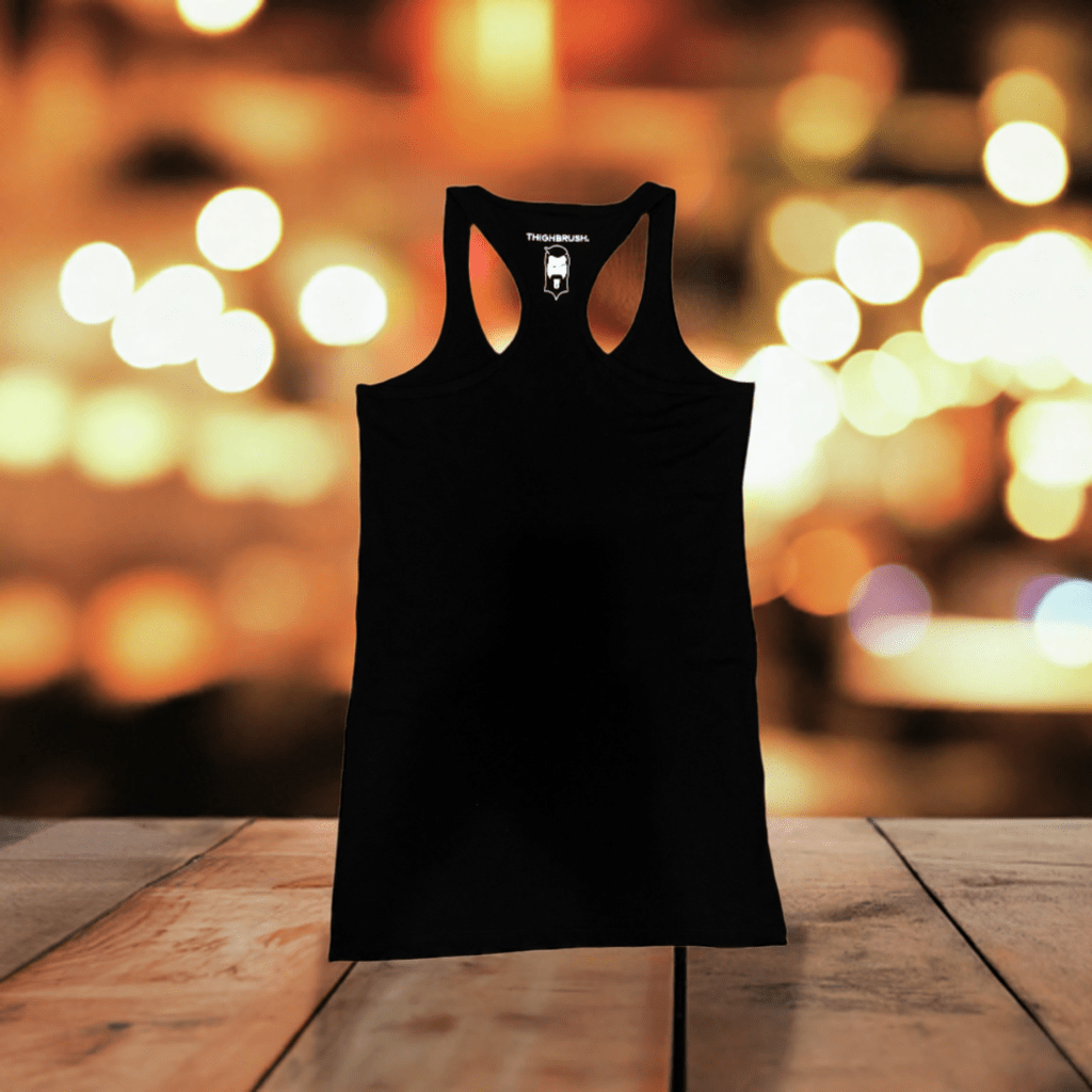 THIGHBRUSH® - SUNDAY TONGUE-DAY - Women's Tank Top - Black