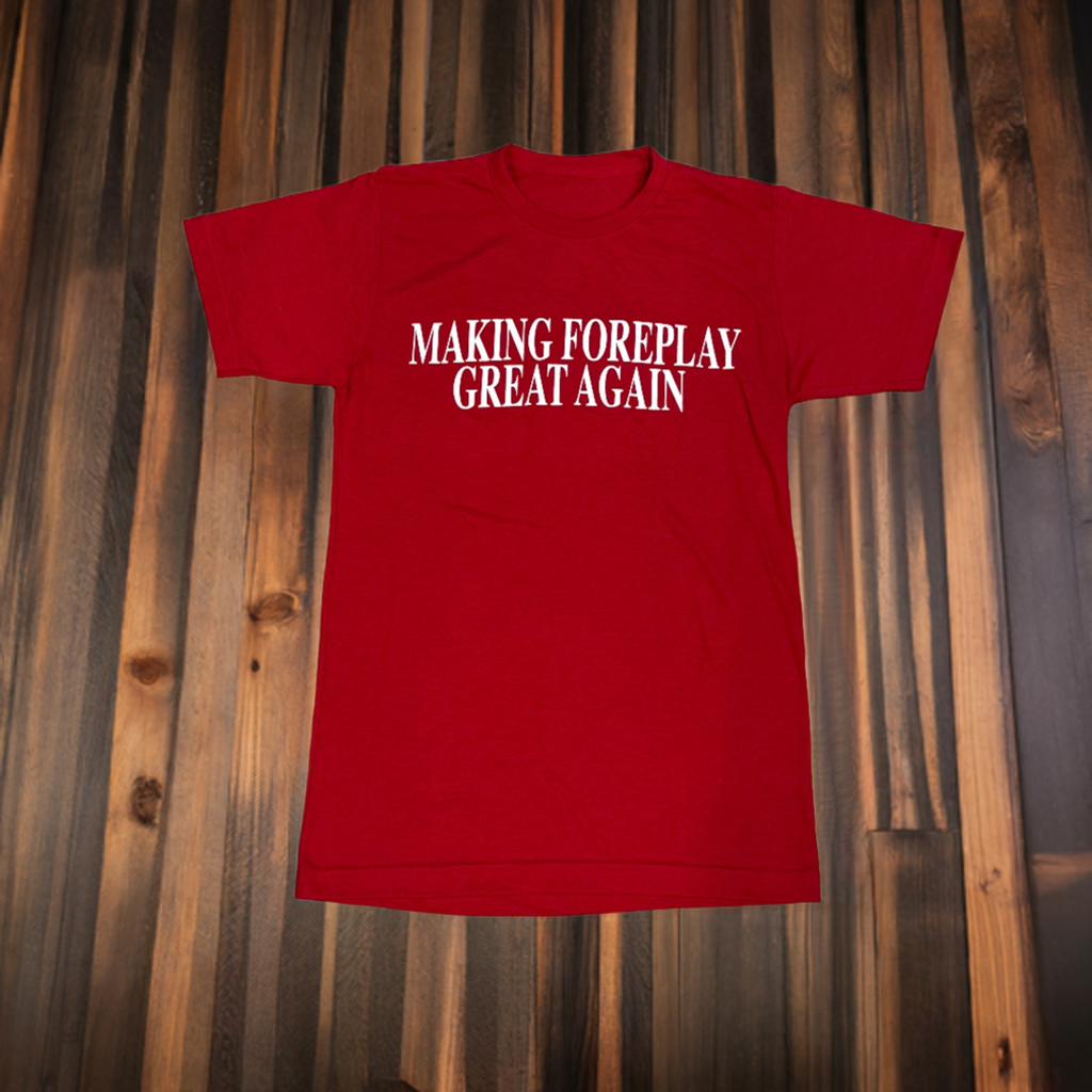 THIGHBRUSH® - MAKING FOREPLAY GREAT AGAIN - Men's T-Shirt - Red 2.0