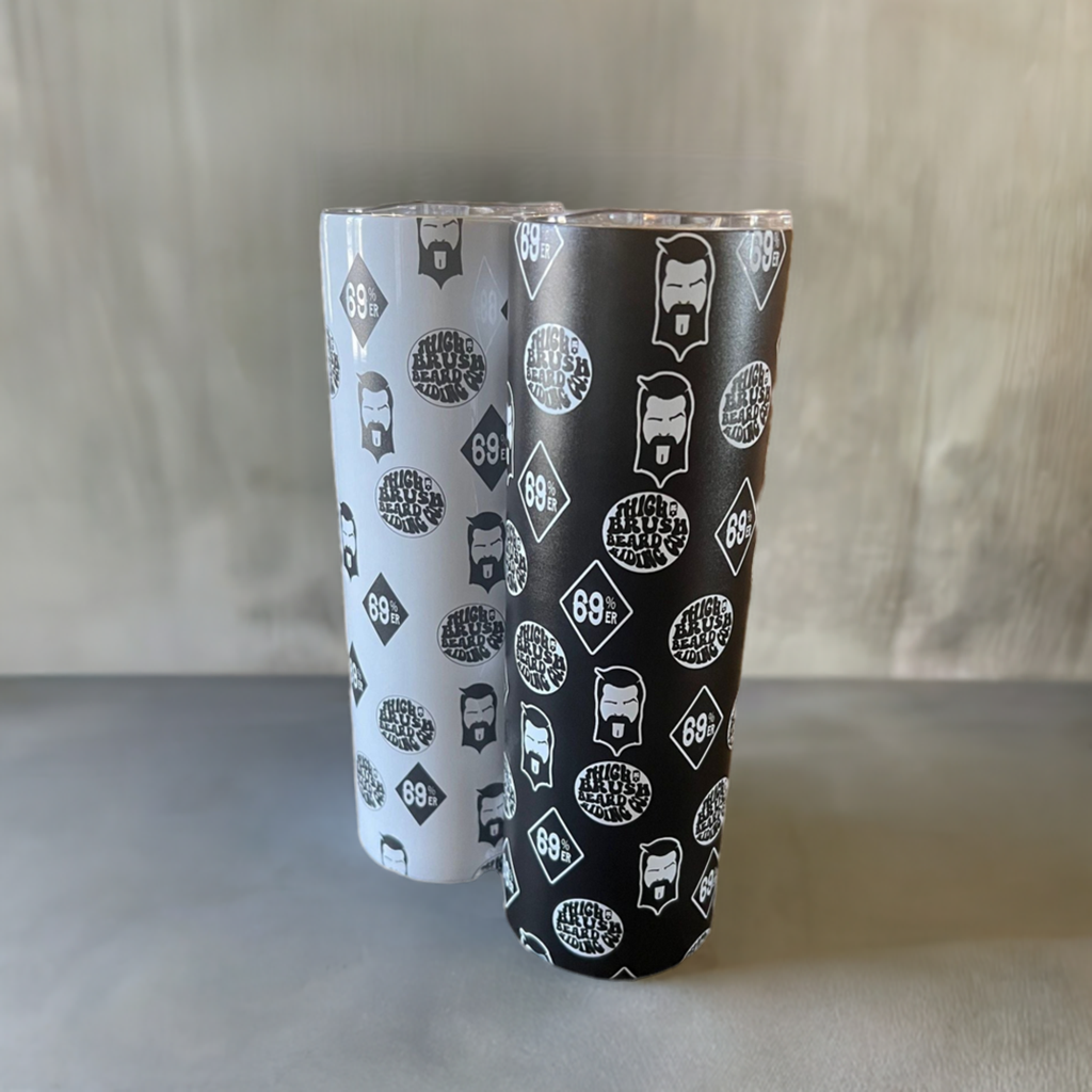 THIGHBRUSH® - LOGO BLAST - 30 Ounce Tumbler - Black or White