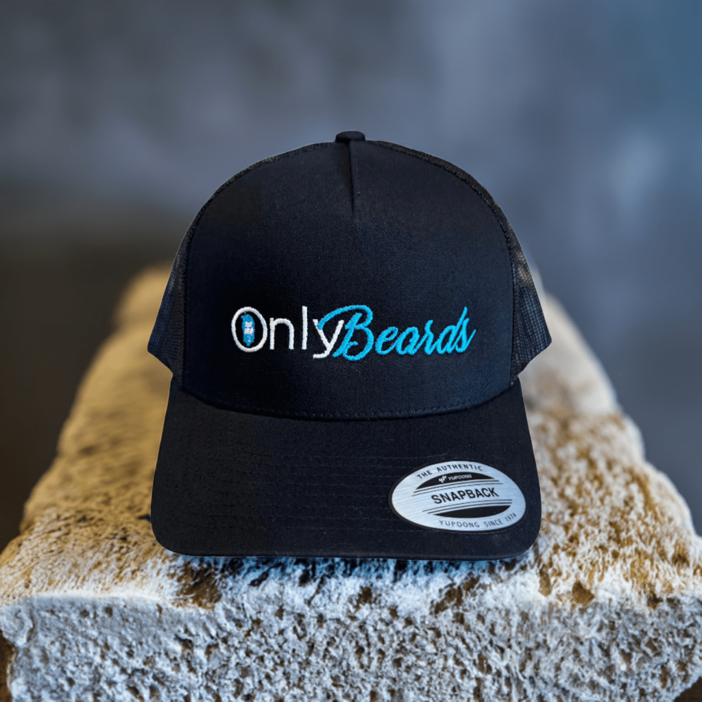 THIGHBRUSH® - ONLY BEARDS - Trucker Snapback Hat - Black