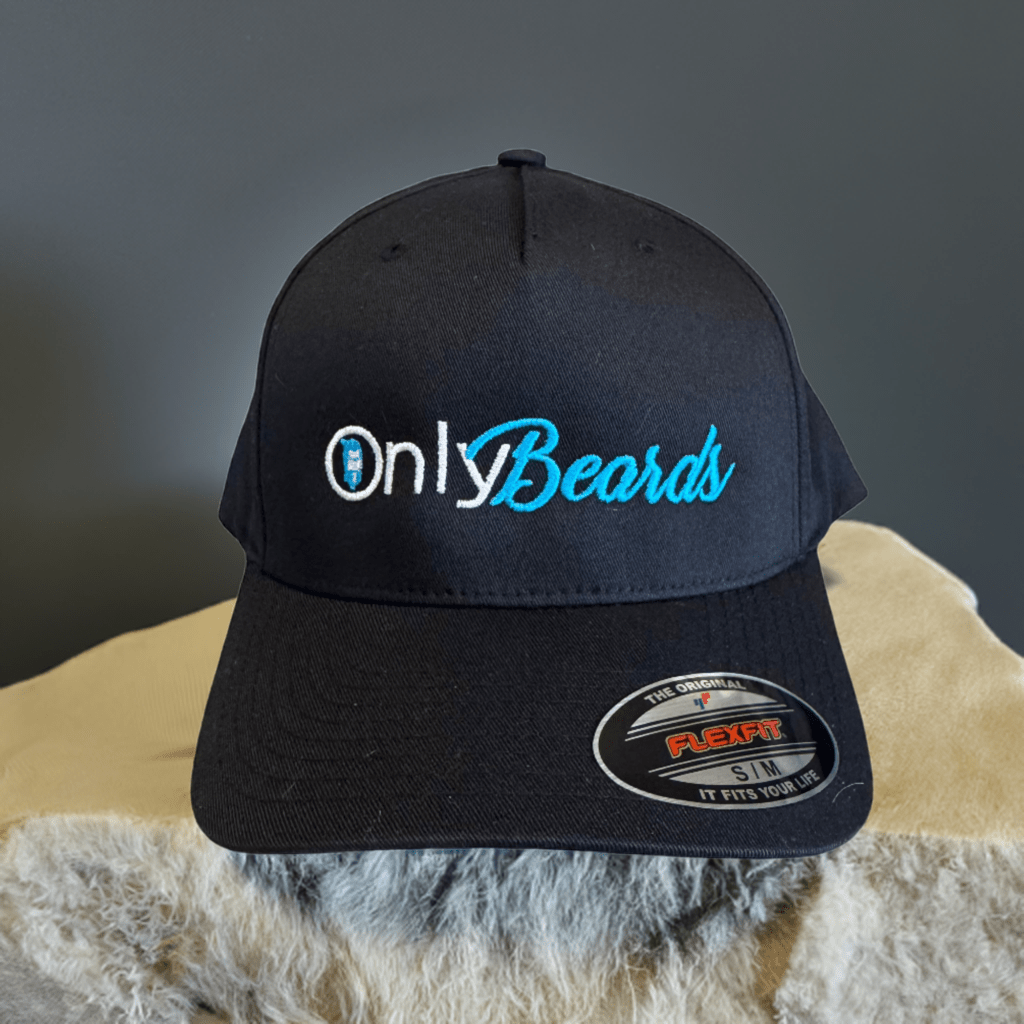 THIGHBRUSH® - ONLY BEARDS - FlexFit Hat - Black