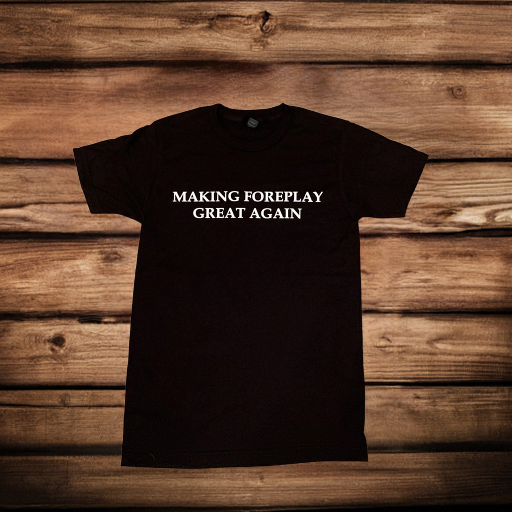 THIGHBRUSH® - MAKING FOREPLAY GREAT AGAIN - Men's T-Shirt - Black