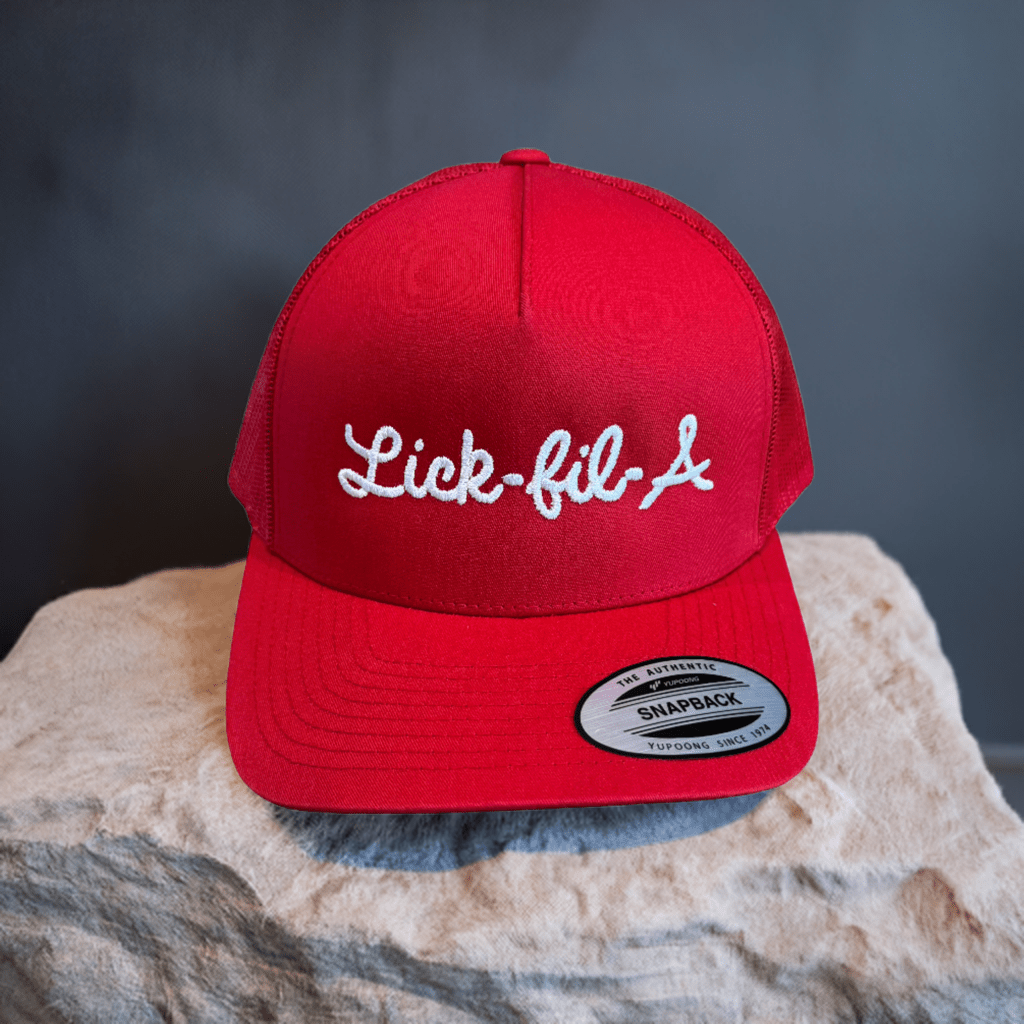 THIGHBRUSH® - LICK-FIL-A - Trucker Snapback Hat - Red