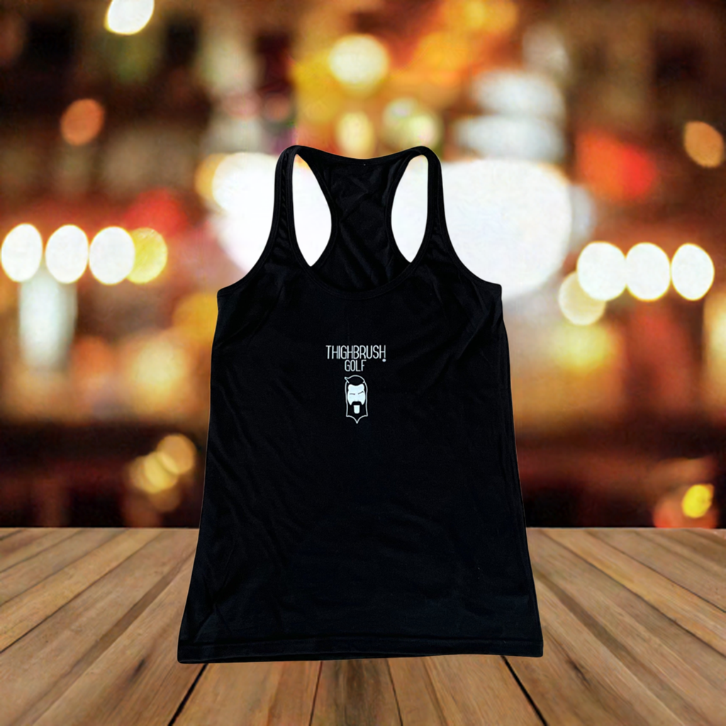 THIGHBRUSH® GOLF - GET in the HOLE! - Women's Tank Top - Black