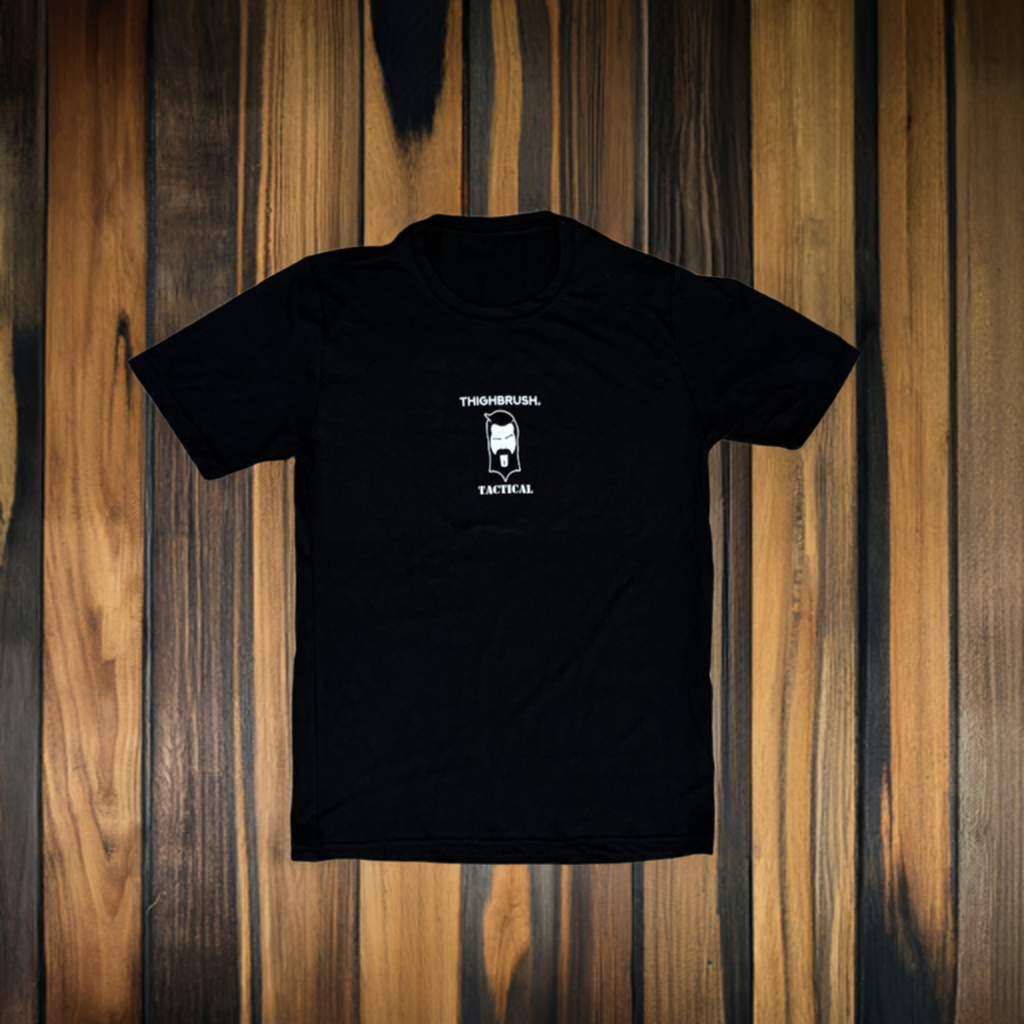 THIGHBRUSH® TACTICAL - ARMED FORCES COLLECTION - Thank You for Your Cervix - Men's T-Shirt - Black