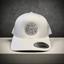 THIGHBRUSH® BEARD RIDING COMPANY - Trucker Snapback Hat - White with Silver