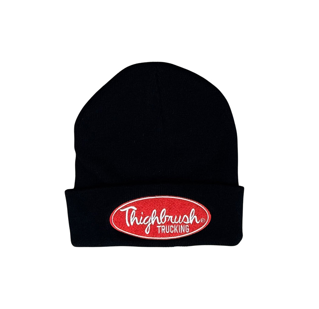 THIGHBRUSH® TRUCKING - Cuffed Beanies - Black