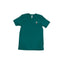 THIGHBRUSH® - Men's Basic V-Neck T-Shirt - Face Logo - Green