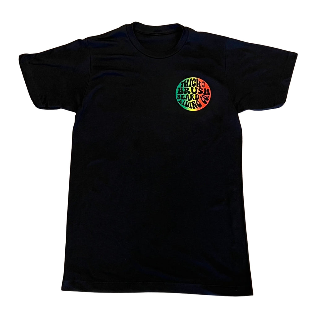 THIGHBRUSH® BEARD RIDING COMPANY - "420" Men's T-Shirt - Black - 