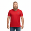 THIGHBRUSH® - Men's Basic V-Neck T-Shirt - Face Logo - Red