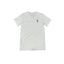 THIGHBRUSH® - Men's Basic V-Neck T-Shirt - Face Logo - Heather White
