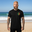 THIGHBRUSH® BEARD RIDING COMPANY - "420" Men's T-Shirt - Black