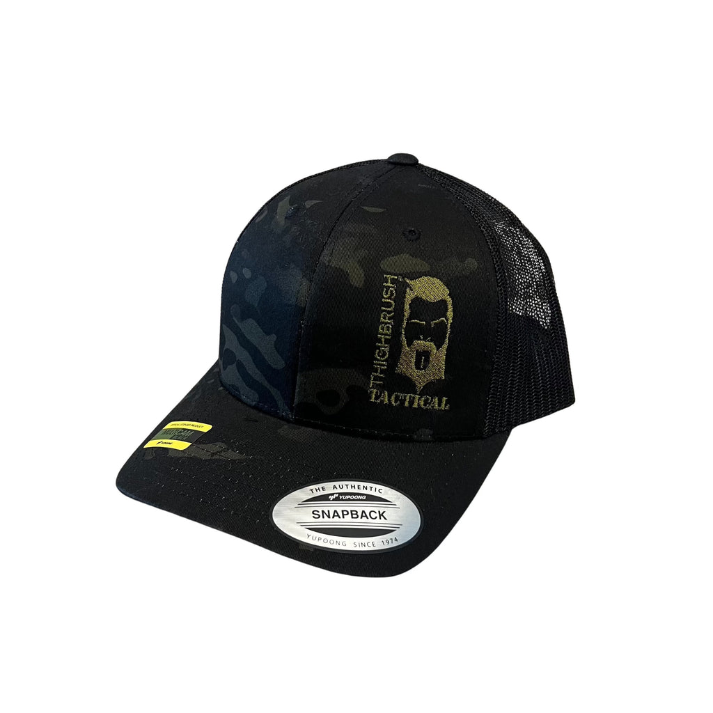 THIGHBRUSH® Trucker Snapback Hat - Camo - Multicam Black