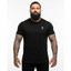 THIGHBRUSH® - Men's Basic V-Neck T-Shirt - Face Logo - Black