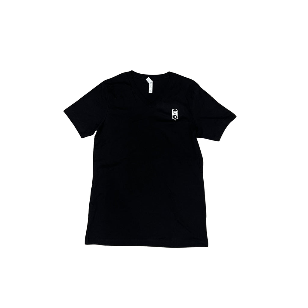 THIGHBRUSH® - Men's Basic V-Neck T-Shirt - Face Logo