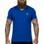 THIGHBRUSH® - Men's Basic V-Neck T-Shirt - Face Logo - Blue