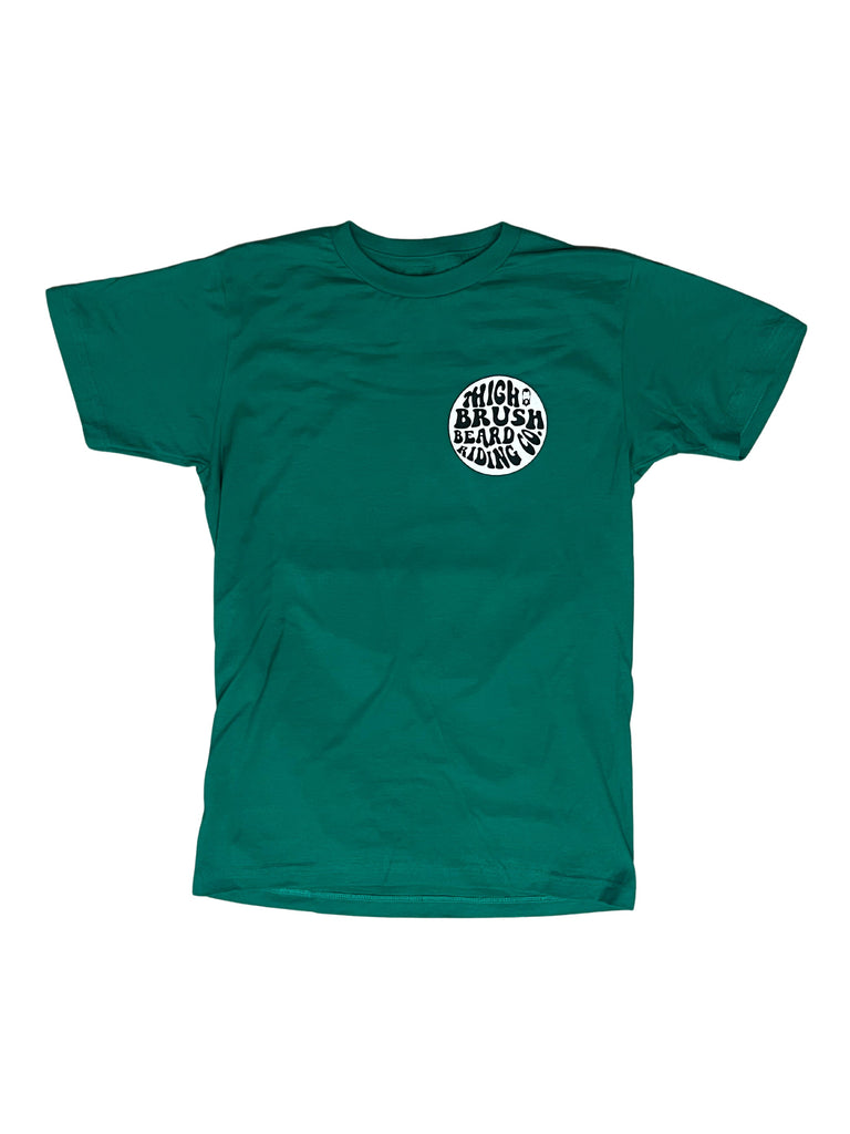 THIGHBRUSH® BEARD RIDING COMPANY - Men's T-Shirt - Green - 
