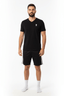 THIGHBRUSH® - Men's Basic V-Neck T-Shirt - Face Logo