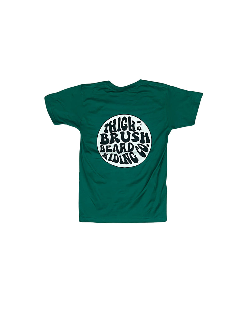 THIGHBRUSH® BEARD RIDING COMPANY - Men's T-Shirt - Green