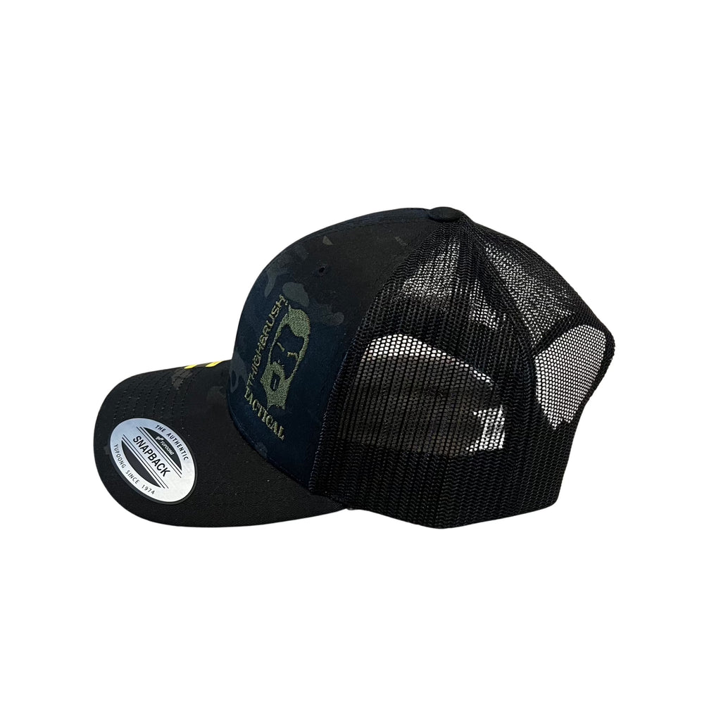 THIGHBRUSH® Trucker Snapback Hat - Camo - Multicam Black