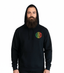 THIGHBRUSH® BEARD RIDING COMPANY - "420" Unisex Hooded Sweatshirt - Black