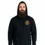 THIGHBRUSH® BEARD RIDING COMPANY - "420" Unisex Hooded Sweatshirt - Black