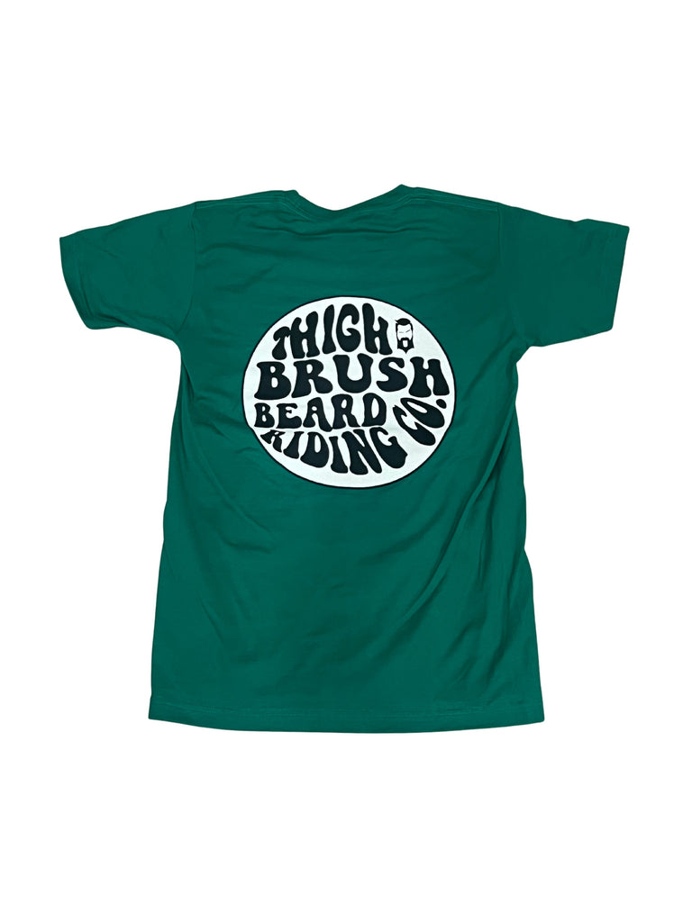 THIGHBRUSH® BEARD RIDING COMPANY - Men's T-Shirt - Green - 