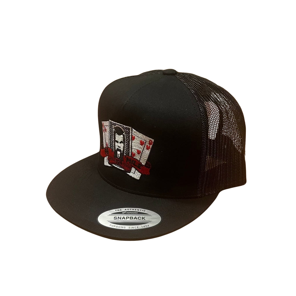 THIGHBRUSH® 69-MILE "POKE-HER RUN" - Flat Bill Trucker Snapback Hat