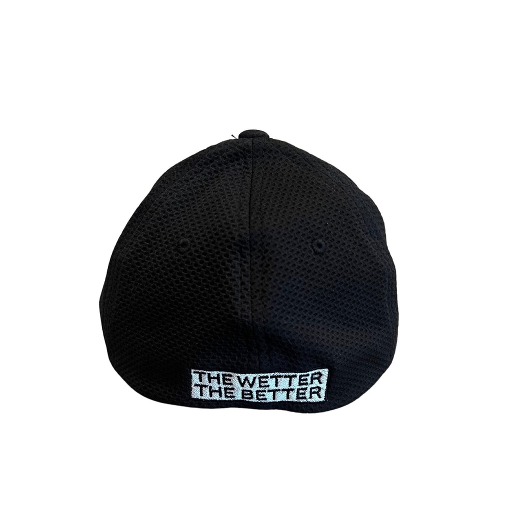 THIGHBRUSH® - THE WETTER THE BETTER - Cool and Dry FlexFit Hat - Black