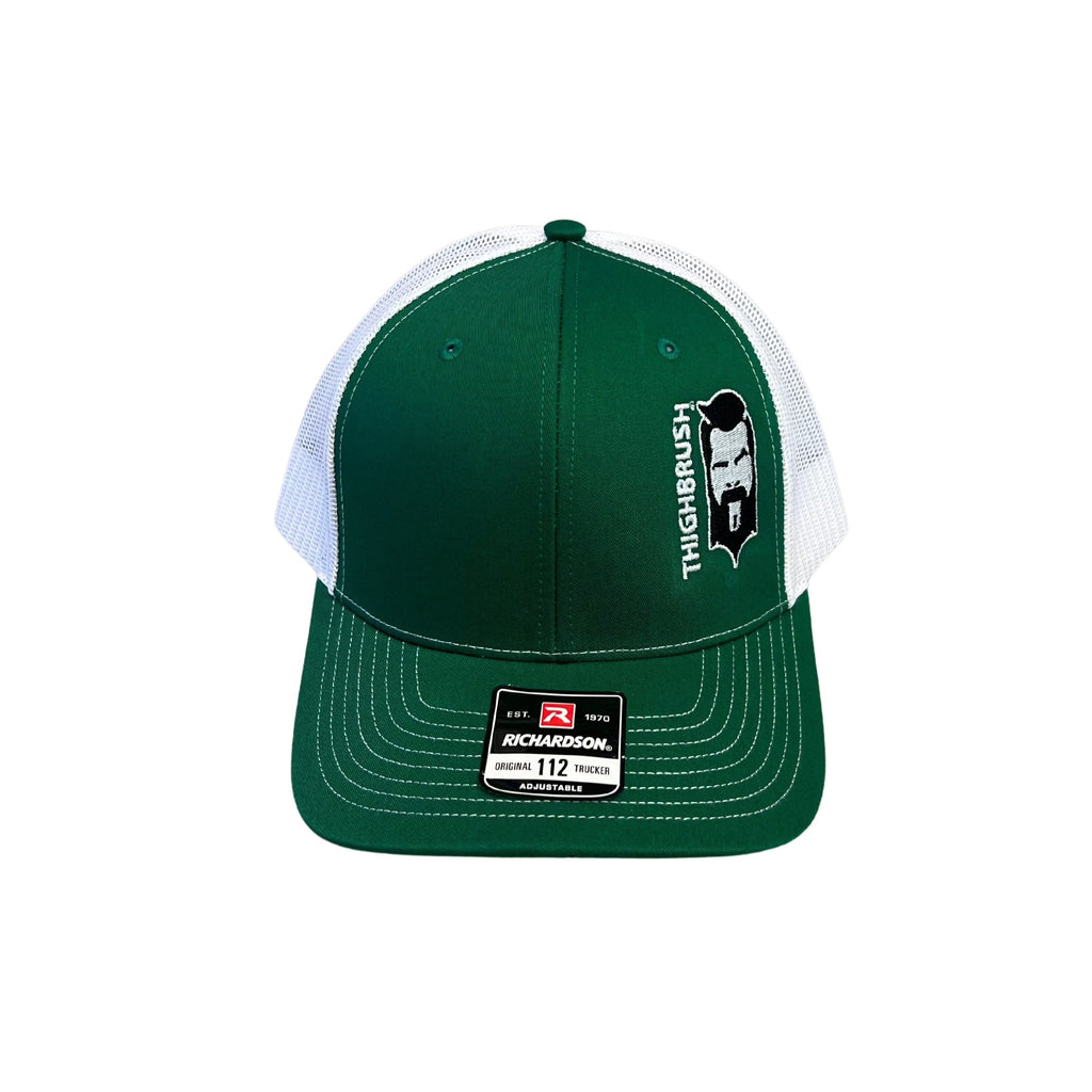 THIGHBRUSH® - Trucker Snapback Hat - Green and White