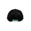 THIGHBRUSH® - OUTLAW - Flat Bill Snapback Hat - Black with Neon Yellow