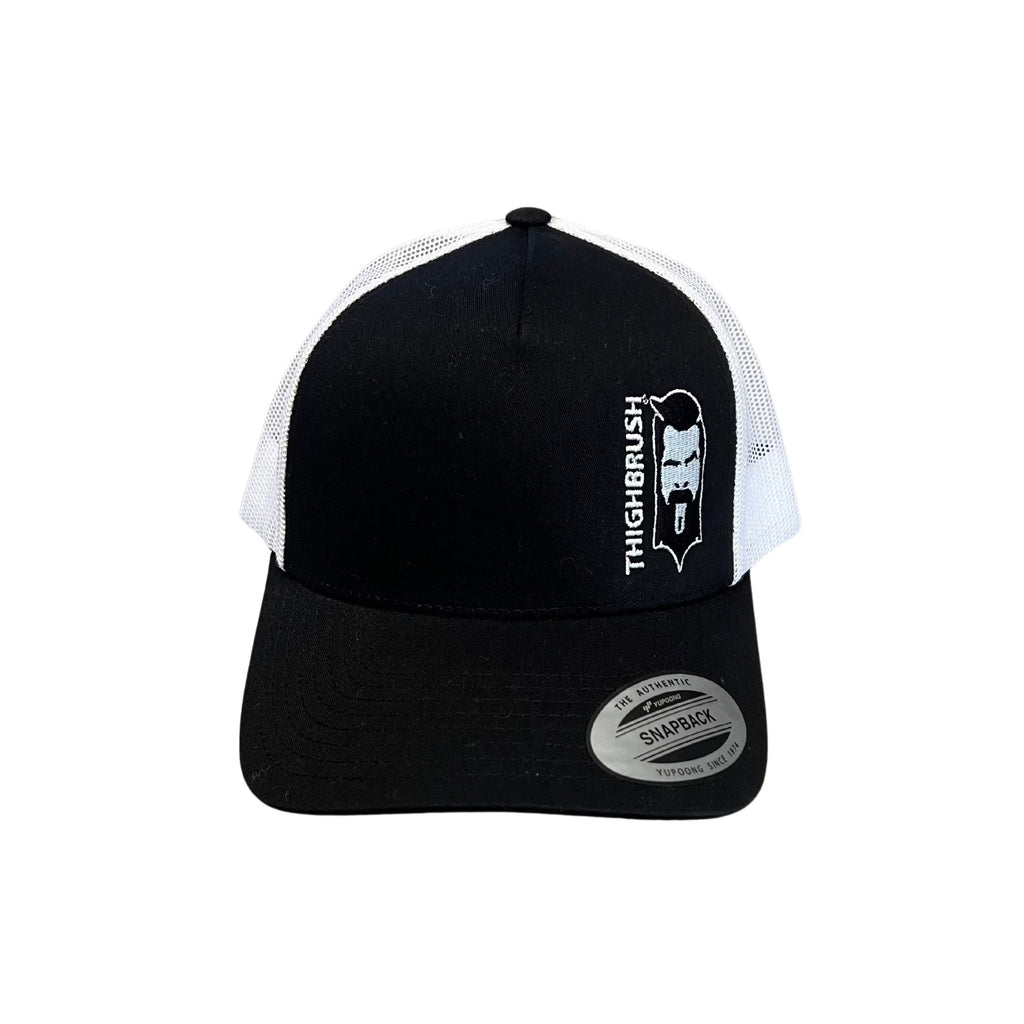 THIGHBRUSH® - Trucker Snapback Hat - Black and White