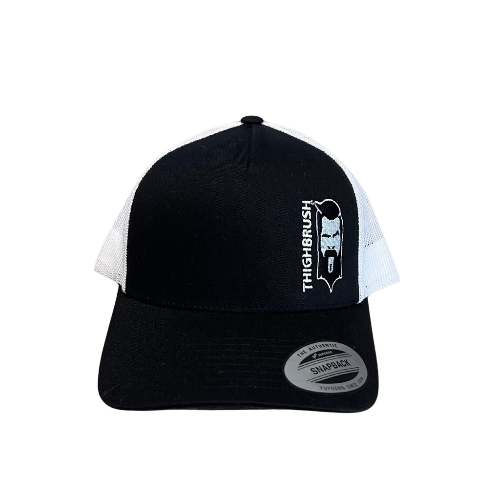 THIGHBRUSH® - Trucker Snapback Hat - Black and White