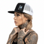 THIGHBRUSH® - Flat Bill Trucker Snapback Hat - Black and White