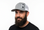 THIGHBRUSH® - Trucker Snapback Hat - Heather Grey and White