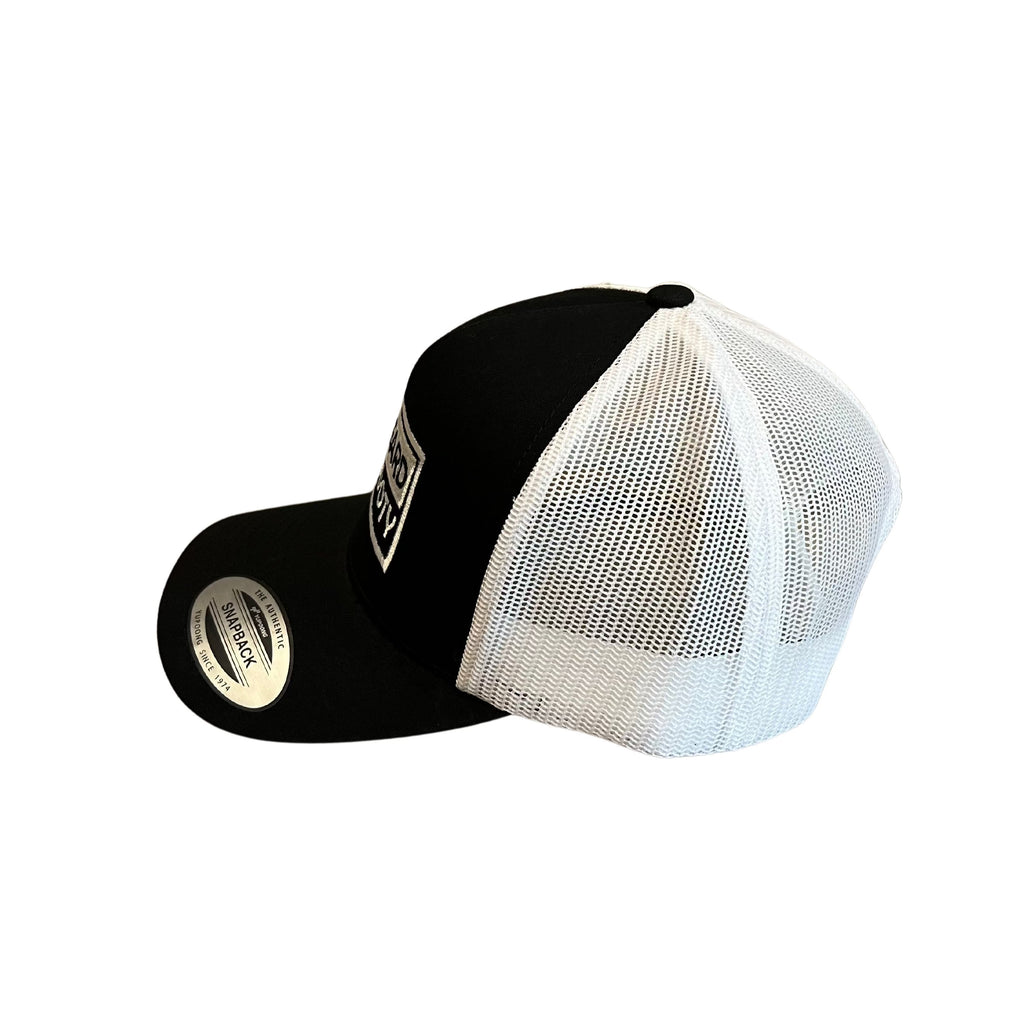 NO BEARD NO BOOTY® COLLECTION by THIGHBRUSH® - Trucker Snapback Hat  - Black and White