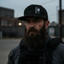 THIGHBRUSH® - Flat Bill Trucker Snapback Hat - MultiCam Black