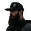 THIGHBRUSH® - Flat Bill Trucker Snapback Hat - MultiCam Black