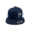 THIGHBRUSH® - Flat Bill Trucker Snapback Hat - Navy and White