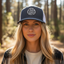 THIGHBRUSH® BEARD RIDING COMPANY - Trucker Snapback Hat - Charcoal and White