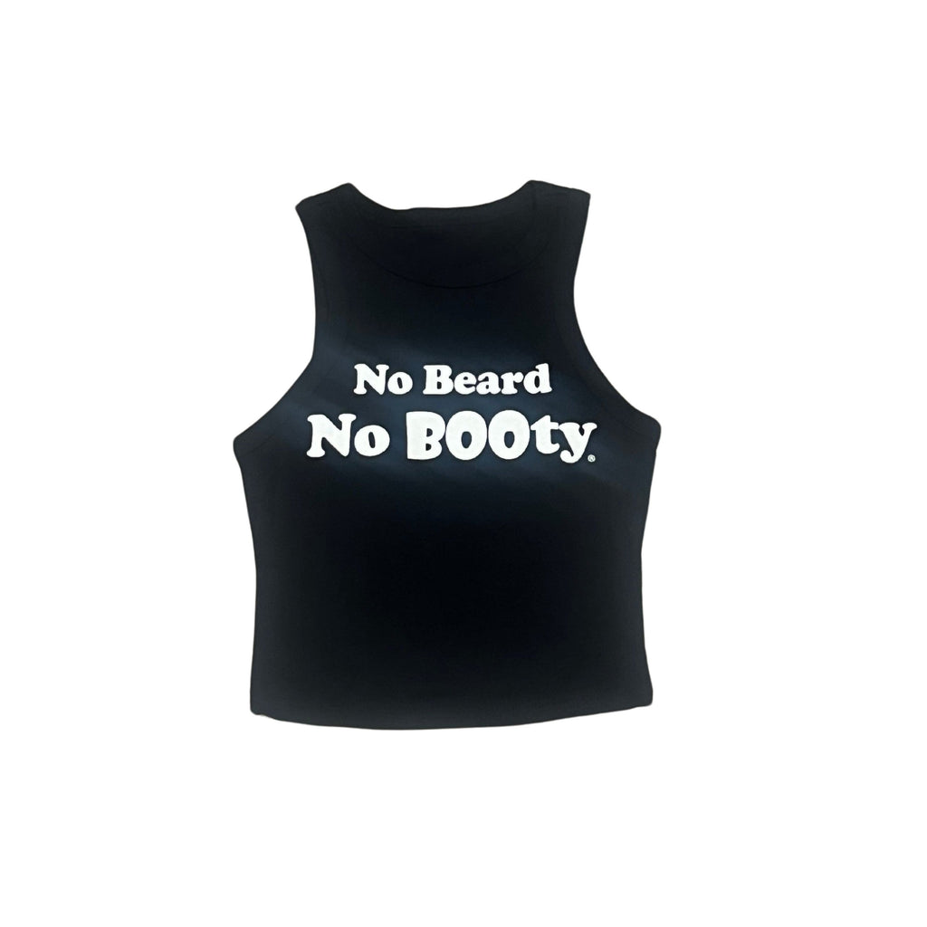 NO BEARD NO BOOTY® COLLECTION by THIGHBRUSH® - Women's Cropped Tank Top - Black