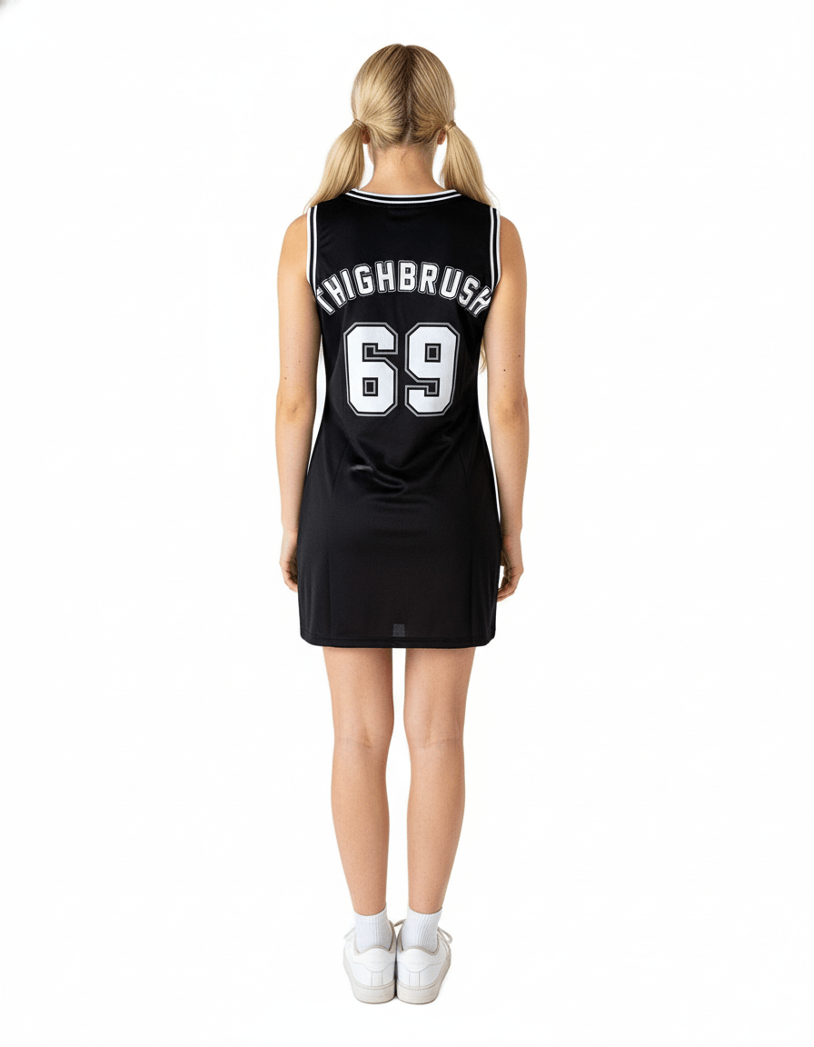 orlando jersey dress One-of-a-Kind Vintage Magic Jersey Dress